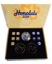 Cargar imagen en el visor de la galería, Pokémon Worlds Honolulu 2024 Set de Dados