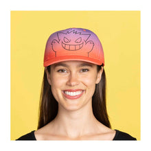Cargar imagen en el visor de la galería, Gengar Gradient Curved-Brim Hat (One Size-Adult)
