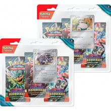 Cargar imagen en el visor de la galería, Pokémon TCG Twiligth Masquerade Blíster c/3 sobres