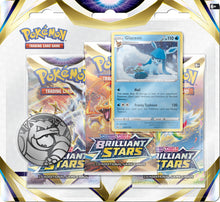 Cargar imagen en el visor de la galería, Pokemon TCG Brilliant Stars 3 Booster Blister ( Par )