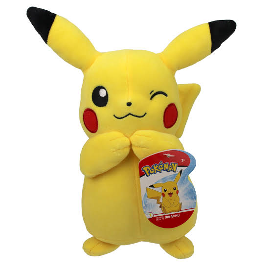Peluche Pokemon - Edition St Valentin - Pikachu Poke coeur (20 cm)