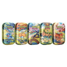 Cargar imagen en el visor de la galería, PRE-VENTA Set 5 Mini Tins Vibrant Paldea ESPAÑOL
