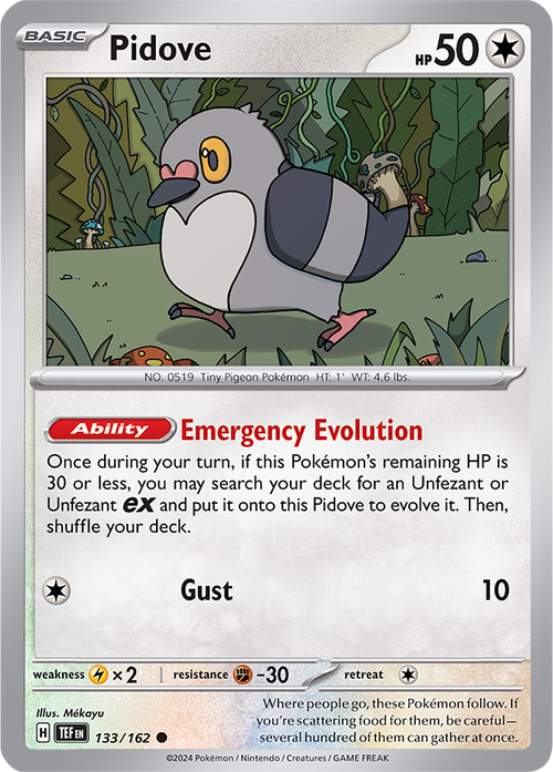 Pidove 133/162