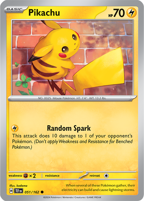 Pikachu 051/162