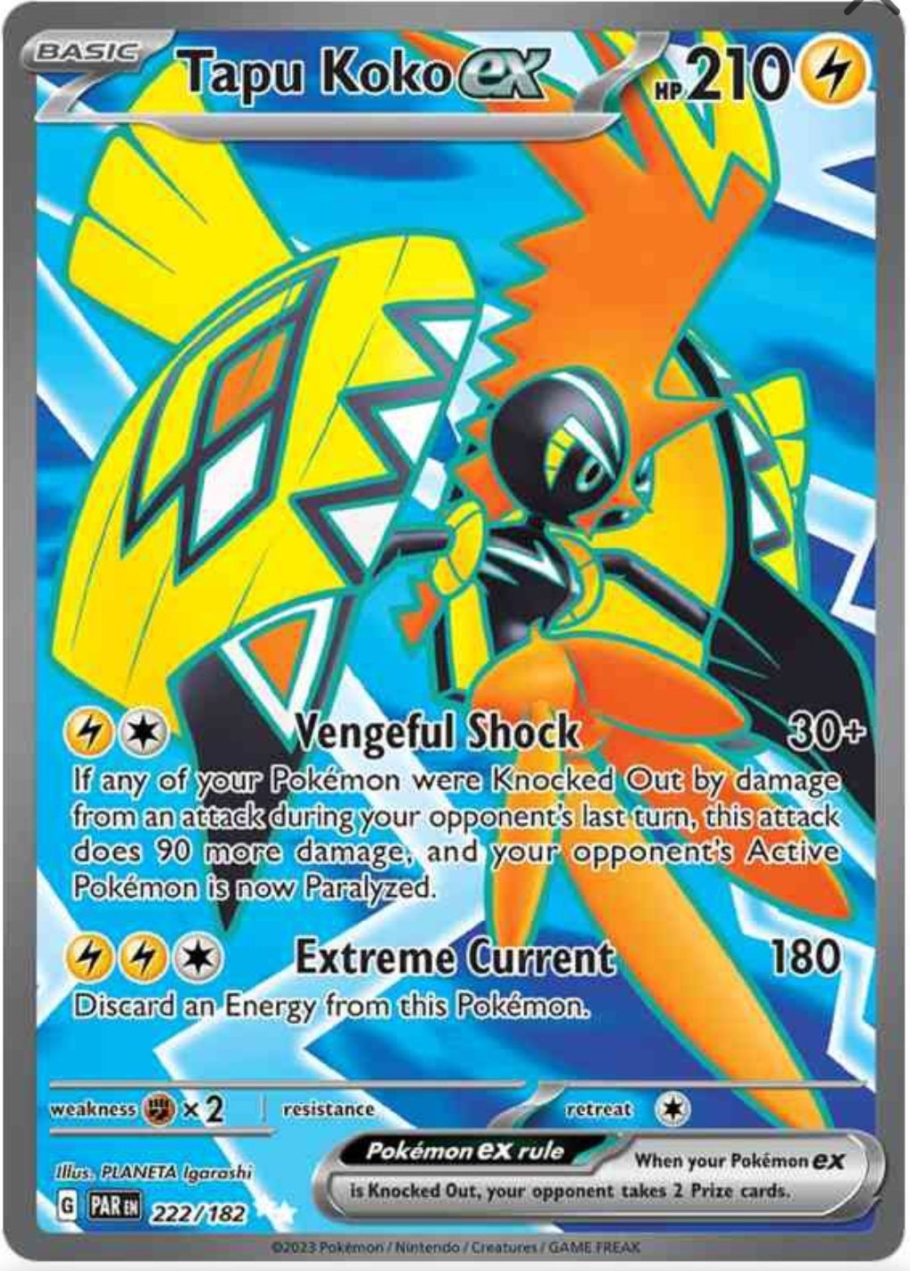 Tapu Koko EX 222/182