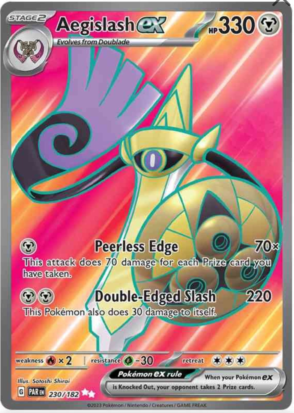 Aegislash EX 230/182