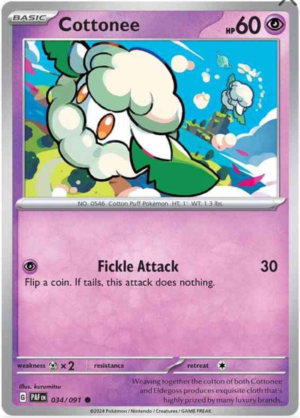 Cottonee 034/091