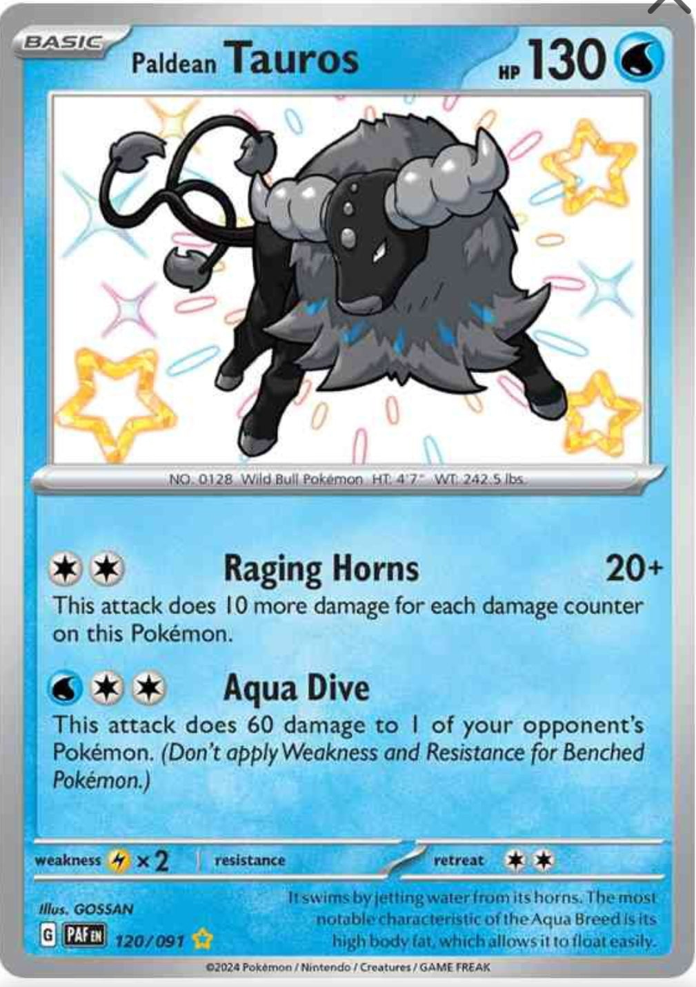 Paldean Tauros 120/091
