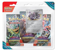 Cargar imagen en el visor de la galería, Pokémon TCG Twiligth Masquerade Blíster c/3 sobres

