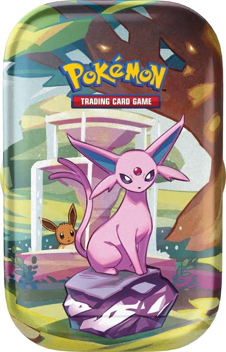 PREVENTA Prismatic Evolutions Mini Tin Espeon