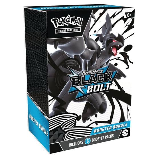 PKMN White Flare/ Black Bolt - Booster Bundle c/6 Black INGLES