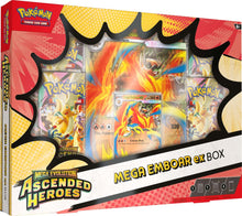 Cargar imagen en el visor de la galería, Pokémon TCG Mega Evolution ME2.5 Ascended Heroes Mega Emboar EX Box
