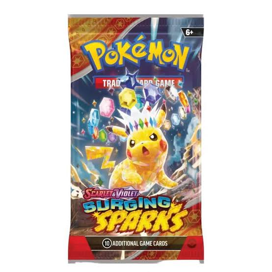Pokémon TCG: Surging Sparks 1 Sobre INGLES