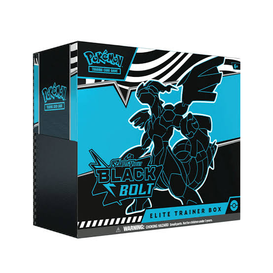 PKMN White Flare/ Black Bolt Black Elite Trainer Box INGLES
