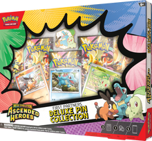 Cargar imagen en el visor de la galería, Pokémon TCG Mega Evolution ME2.5 First Partners Deluxe Pin Collection ESP

