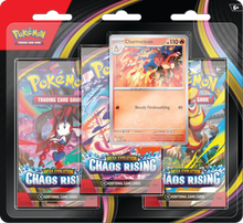 Cargar imagen en el visor de la galería, Pokémon TCG Mega Evolution ME04 Chaos Rising Blíster c/3

