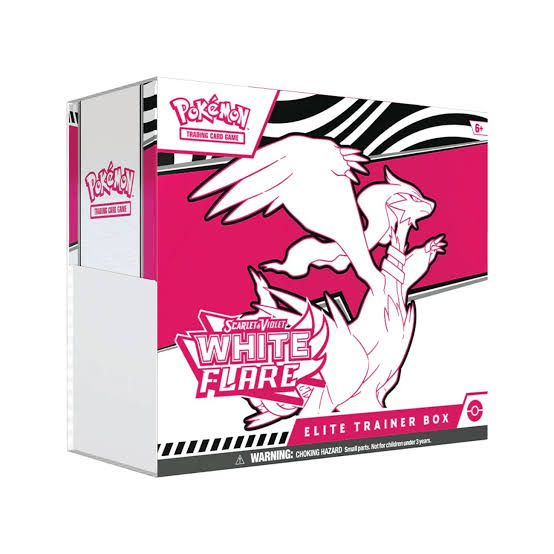 PKMN White Flare/ Black Bolt White Elite Trainer Box INGLES