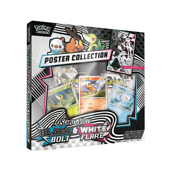PKMN White Flare/Black Bolt Poster Collection INGLES