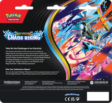 Cargar imagen en el visor de la galería, Pokémon TCG Mega Evolution ME04 Chaos Rising Blíster c/3
