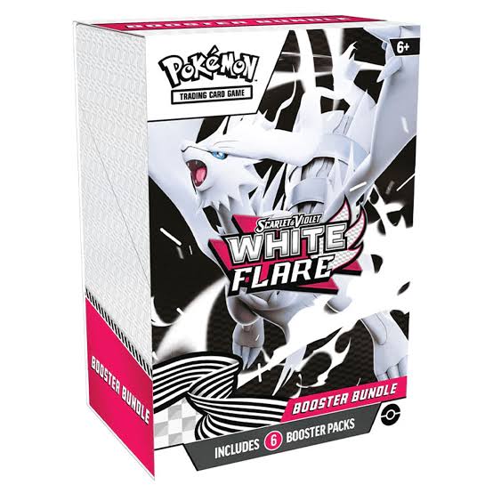 PKMN White Flare/ Black Bolt - Booster Bundle c/6 White INGLES