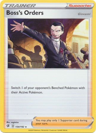 Carta Pokemon Boss Orders