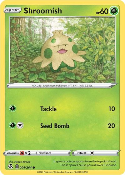 Carta Pokemon Shroomish 004/264