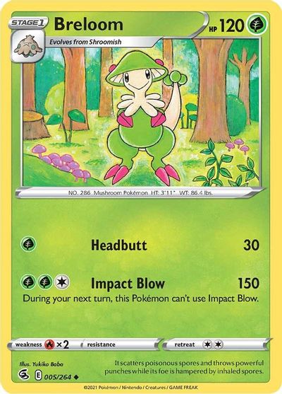 Carta Pokemon Breloom 005/264
