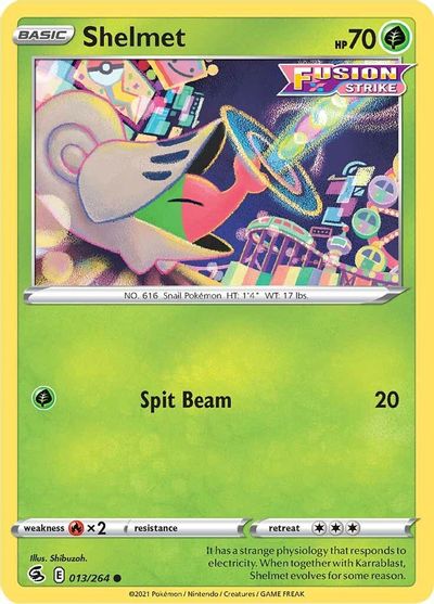 Carta Pokemon Shelmet 013/264