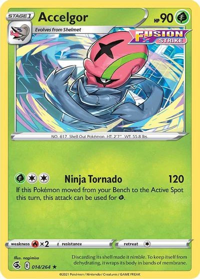 Carta Pokemon Accelgor 014/264