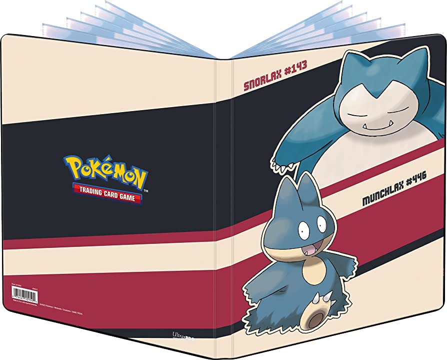 Album/Carpeta Ultra-Pro 9-Pocket Portfolio Pokémon Munchlax Snorlax