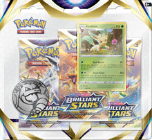 Cargar imagen en el visor de la galería, Pokemon TCG Brilliant Stars 3 Booster Blister ( Par )
