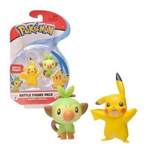 Cargar imagen en el visor de la galería, Figura Pokemon Battle Figure Pack Pikachu &amp; Grookey

