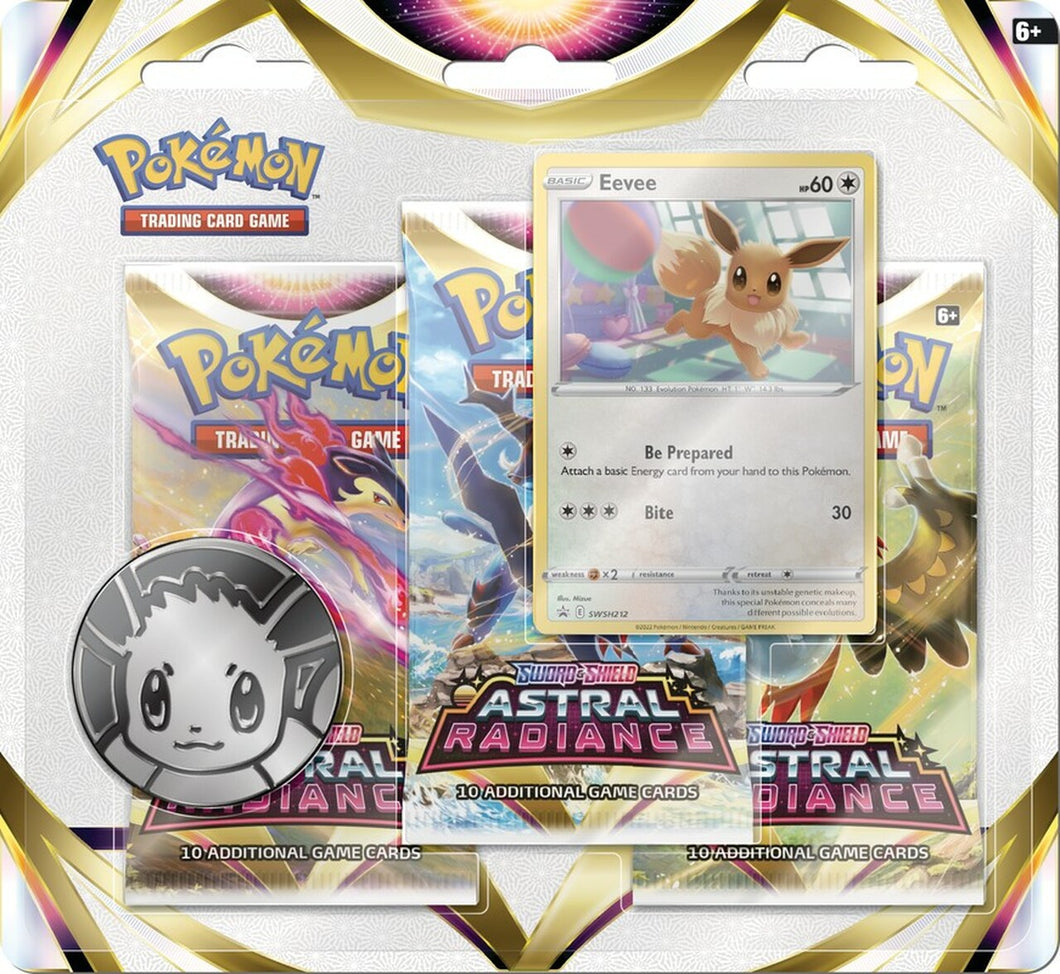 Pokemon TCG: Astral Radiance 3 Pack Blister ESPAÑOL
